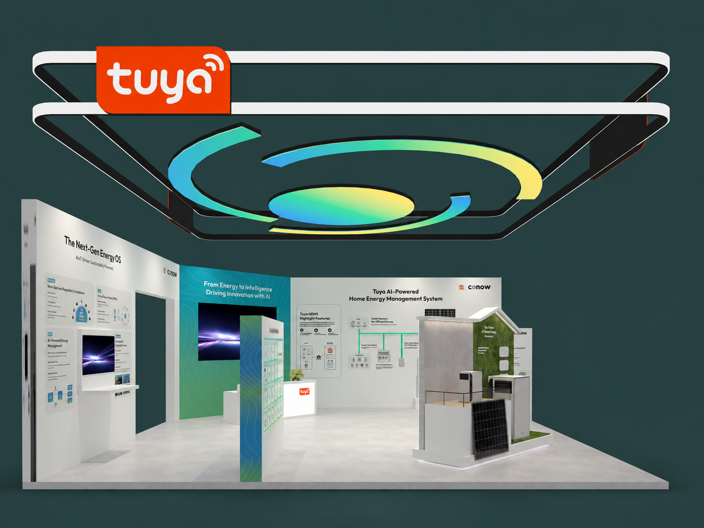TUYA Intersolar stand design rendering